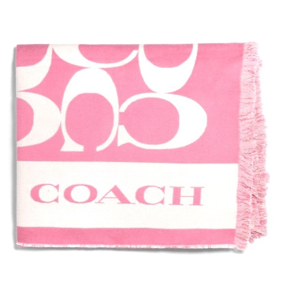 Coach Scarf 72”x22” Signature Logo #677 - Picture 1 of 9